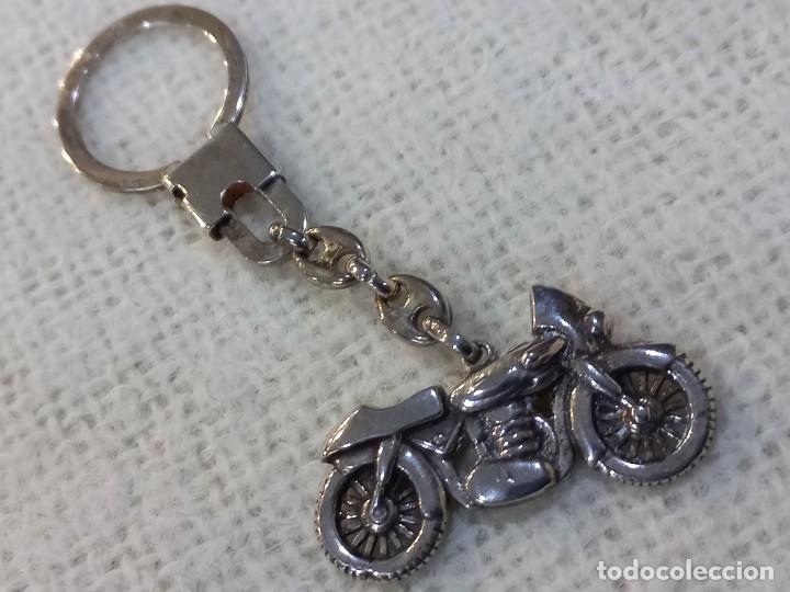 Coleccionismo de llaveros: LLAVERO ( PLATA DE LEY ) MOTOCICLETA - Foto 5