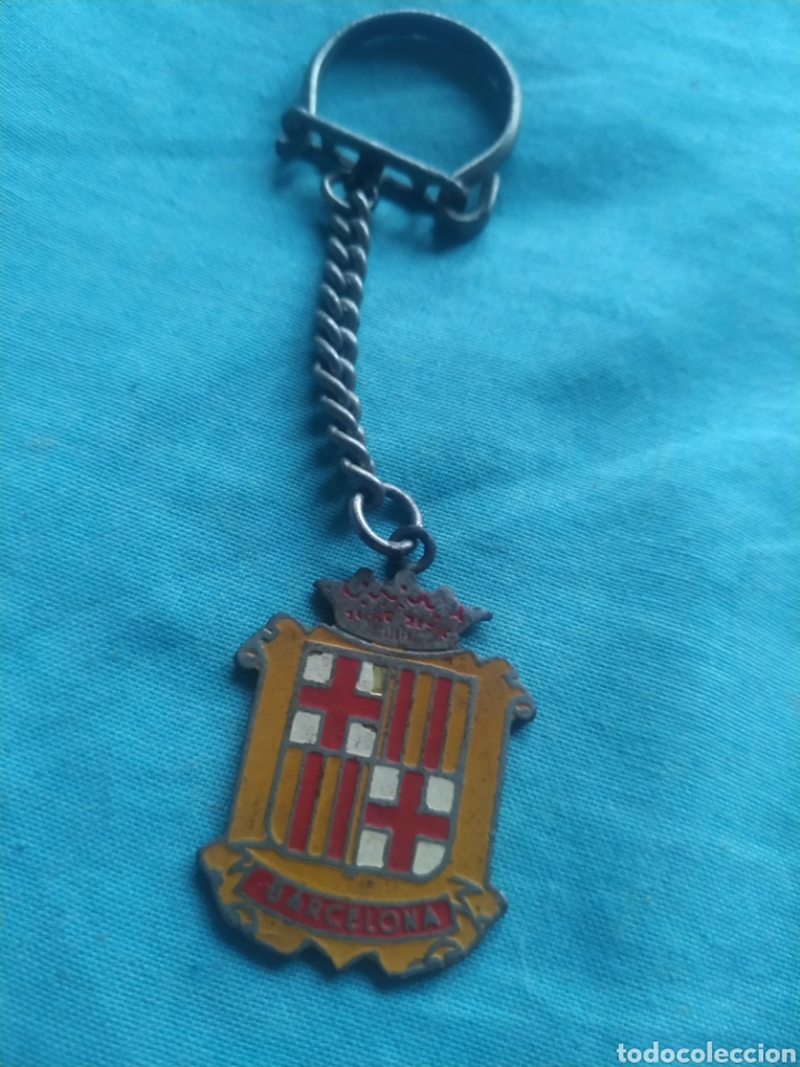 Coleccionismo de llaveros: Llavero keychain antiguo ciudad de Barcelona