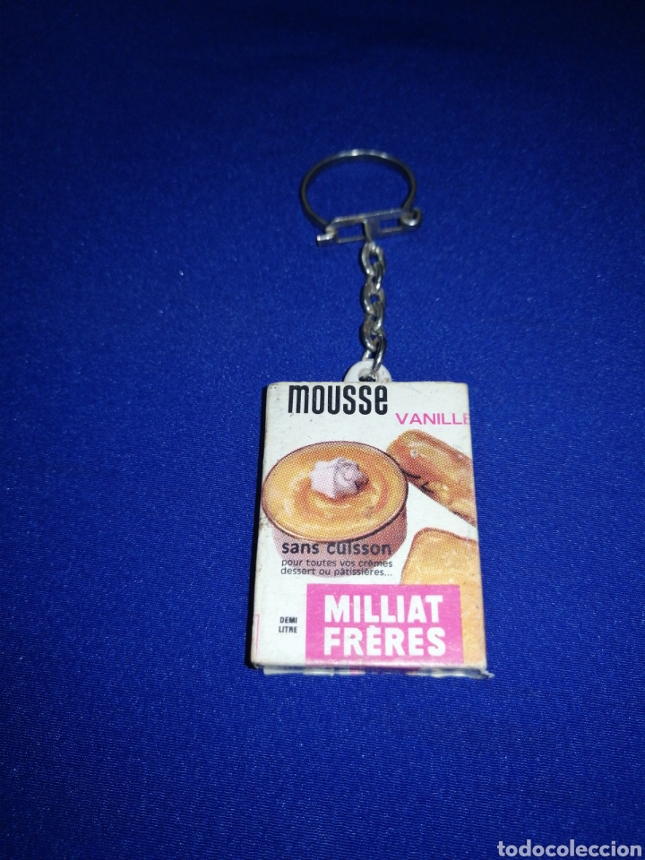 Colecionismo de porta-chaves: MOUSSE VAINILLA MILLIAT FRERES LLAVERO PUBLICIDAD FRANCIA