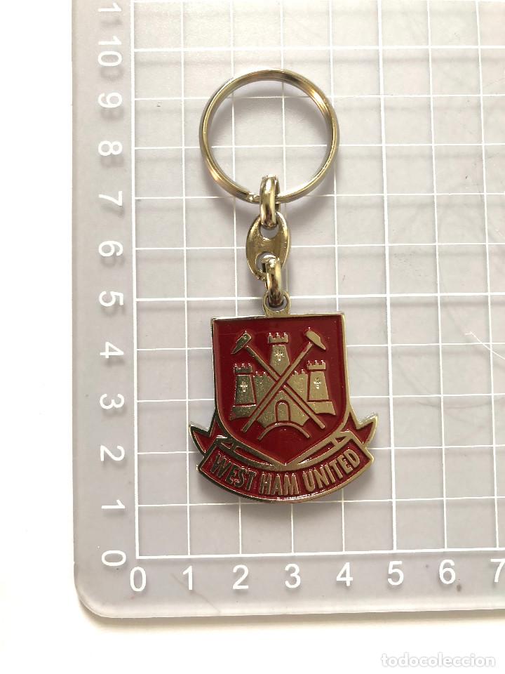 Collectionnisme de portes-cl&eacute;s: LLAVERO ESCUDO EQUIPO DE F&Uacute;TBOL WEST HAM UNITED