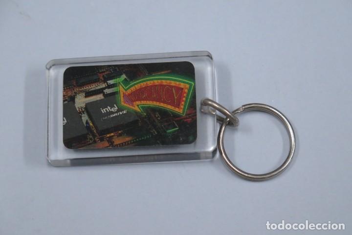 Collection of Keychains: LLAVERO. PROCESSOR. INTEL