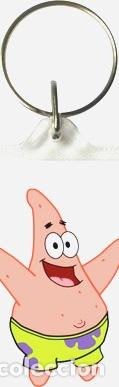 Coleccionismo de llaveros: llavero personalizado patricio estrella bob esponja
