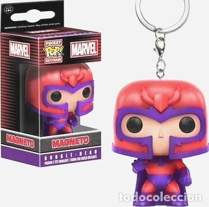 Coleccionismo de llaveros: llavero funko pocket pop marvel magneto original