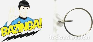Coleccionismo de llaveros: llavero personalizado spock star trek bazinga