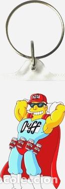 Coleccionismo de llaveros: llavero personalizado duffman los simpsons