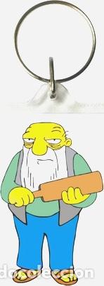 Coleccionismo de llaveros: llavero personalizado jasper beardly hay tabla los simpsons