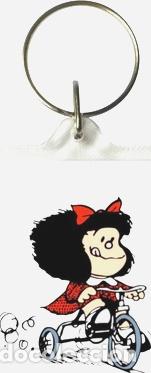 Coleccionismo de llaveros: llavero personalizado quino mafalda bicicleta