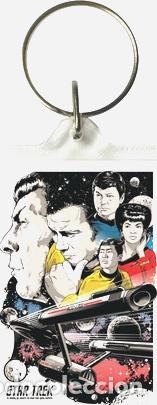Coleccionismo de llaveros: llavero personalizado star trek poster pop