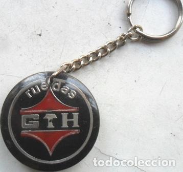Coleccionismo de llaveros: llavero gth ruedas auto antigua llanta publicidad fiat fedu