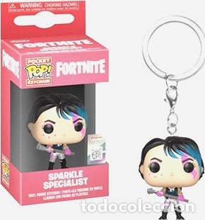 Coleccionismo de llaveros: pocket funko pop llavero fortnite sparkle specialist