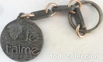 Coleccionismo de llaveros: llavero antiguo peugeot je taime 404 504 agencia auto