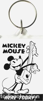 Coleccionismo de llaveros: llavero personalizado mickey mouse here today