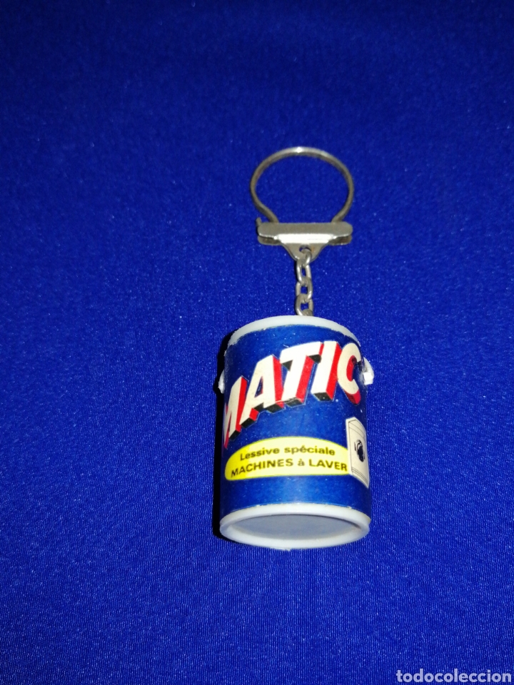 Sammlung von Schl&uuml;sselanh&auml;ngern: TAMBOR DETERGENTE MATIC LAVADORAS LLAVERO PUBLICIDAD FRANCIA