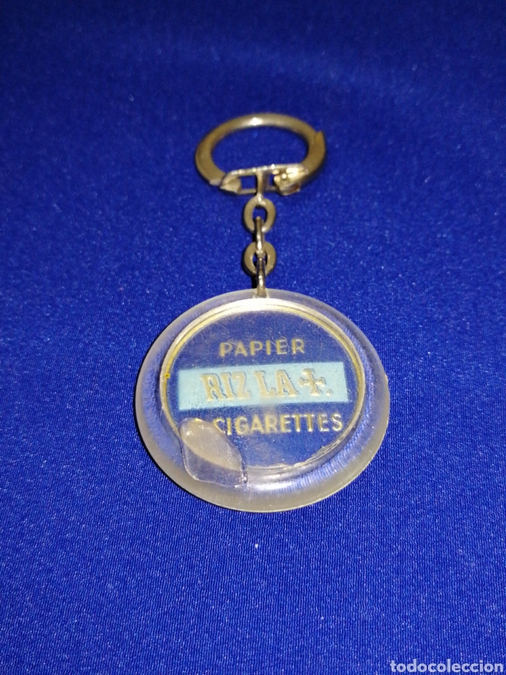 Collectionnisme de portes-cl&eacute;s: PAPEL DE CIGARROS RIZLA LLAVERO PUBLICIDAD FRANCIA