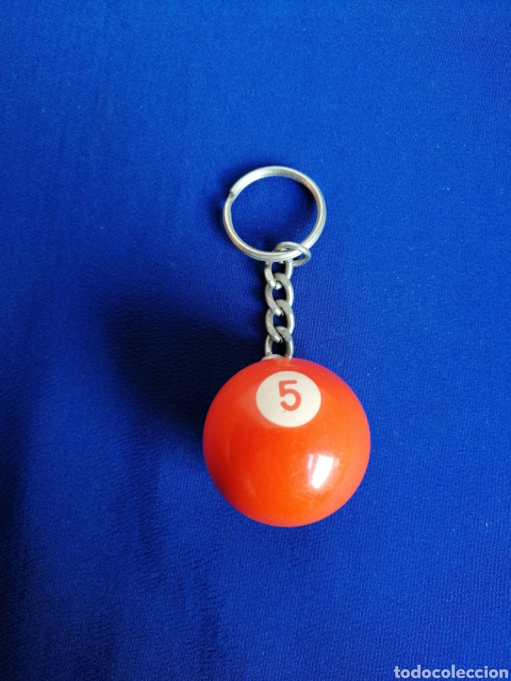 Colecionismo de porta-chaves: BOLA DE BILLAR LLAVERO PUBLICIDAD