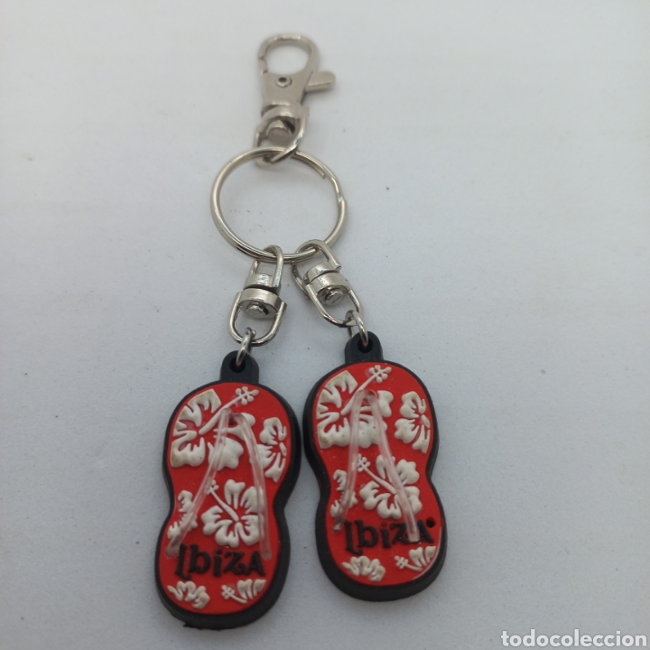 Llavero Ibiza. Chancletas