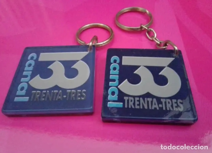 Coleccionismo de llaveros: 3 LLAVEROS CANAL 33 (3x7&euro;) - Foto 2