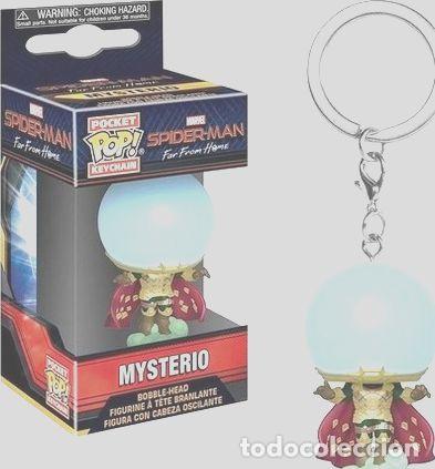 Coleccionismo de llaveros: llavero funko pocket pop mysterio spider man far from home