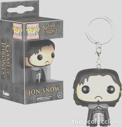 Coleccionismo de llaveros: llavero funko pocket pop game of thrones jon snow