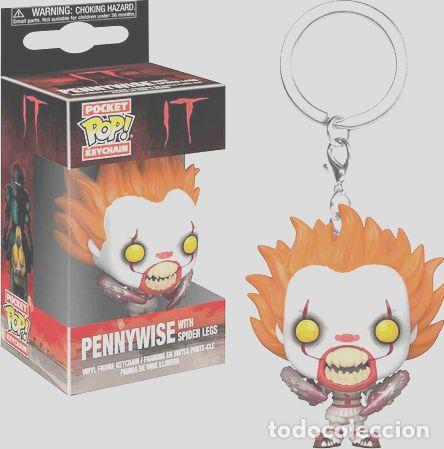 Coleccionismo de llaveros: llavero funko pocket pop it pennywise with spider legs