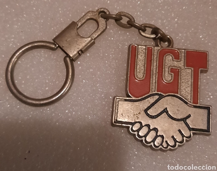 Coleccionismo de llaveros: Llavero UGT - Foto 1