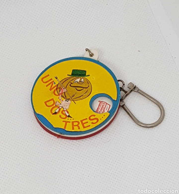 Coleccionismo de llaveros: LLAVERO A&Ntilde;OS 80 UN DOS TRES RUPERTA RULETA EN BUEN ESTADO