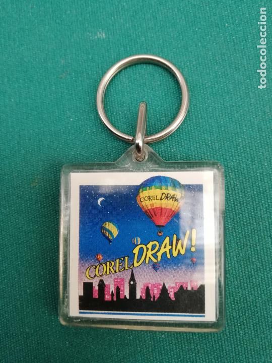 Sammlung von Schl&uuml;sselanh&auml;ngern: COREL DRAW - METACRILATO
