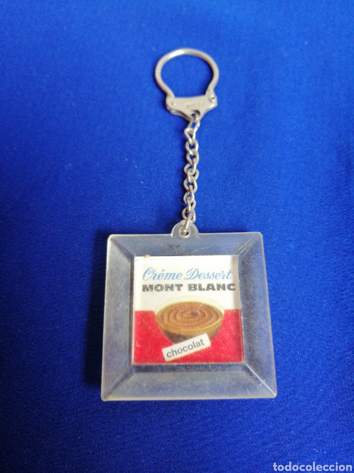 Sammlung von Schl&uuml;sselanh&auml;ngern: MONT BLANC CREME DESERT LLAVERO PUBLICIDAD FRANCIA
