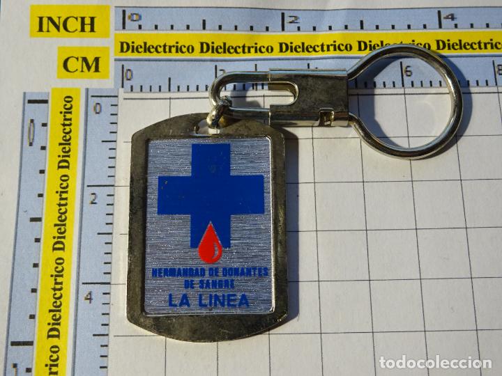 Coleccionismo de llaveros: LLAVERO DE SANIDAD. DONANTES SANGRE LA L&Iacute;NEA DE LA CONCEPCI&Oacute;N C&Aacute;DIZ
