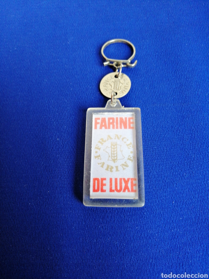 Collectionnisme de portes-cl&eacute;s: FARINE DE LUXE LLAVERO PUBLICIDAD