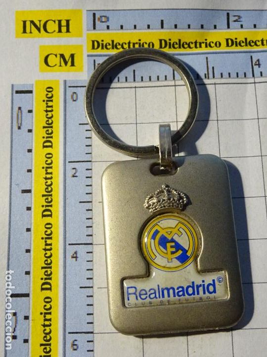 Collectionnisme de portes-cl&eacute;s: LLAVERO DE DEPORTES. F&Uacute;TBOL. REAL MADRID CF