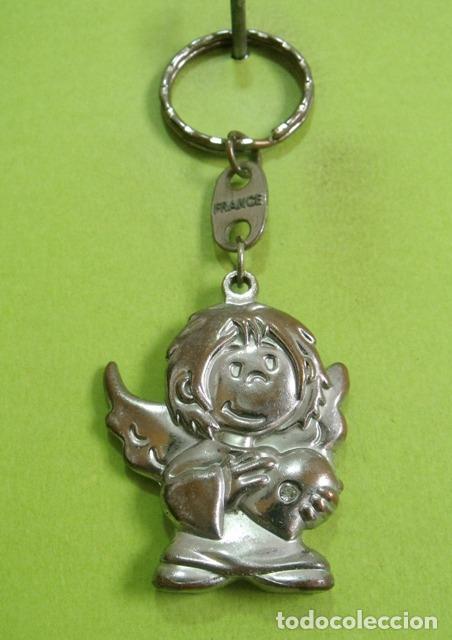 Coleccionismo de llaveros: Llavero Figura Metal Pumuky &Aacute;ngel - Par&iacute;s - France Francia