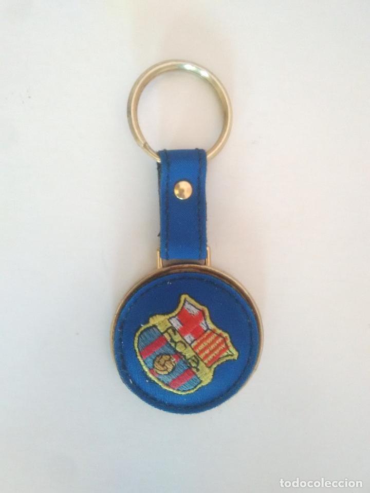 Coleccionismo de llaveros: LLAVERO DE TELA TIPO BORDADO BARCELONA BAR&Ccedil;A ESCUDO