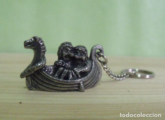 Coleccionismo de llaveros: Llavero Figura Metal El Vikingo y la Sirena