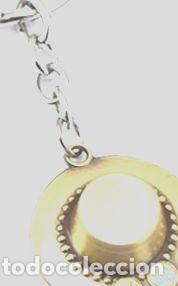 Coleccionismo de llaveros: llavero one piece sombrero ace puno de fuego anime metal