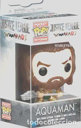 Coleccionismo de llaveros: funko pop llavero aquaman justice league original scarlet