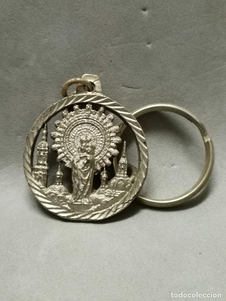 Coleccionismo de llaveros: LLAVERO DE METAL VIRGEN DEL PILAR - LLAV-17026 - B-593