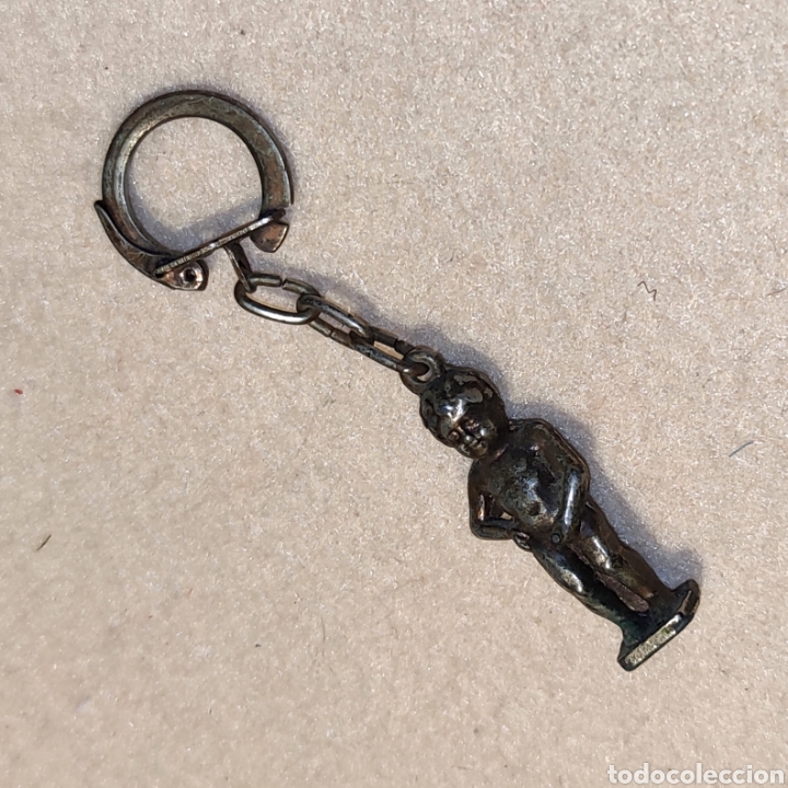 Coleccionismo de llaveros: Llavero Manneken Pis Bruselas B&eacute;lgica a&ntilde;os 70