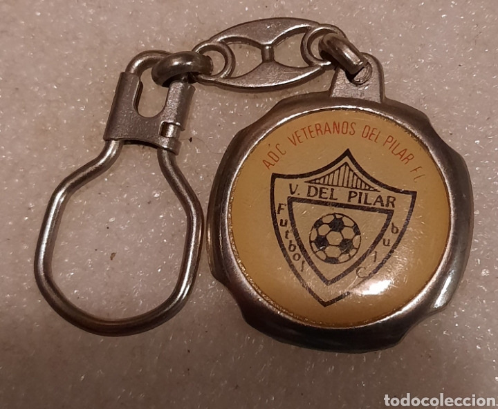 Coleccionismo de llaveros: Llavero club f&uacute;tbol Veteranos del Pilar
