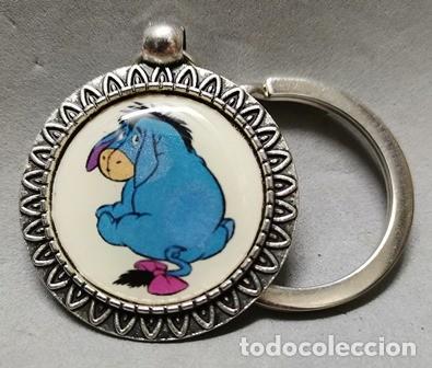 Coleccionismo de llaveros: LLAVERO DE METAL ESMALTADO BURRO IGOR DE WINNIE THE POOH - LLAV-17122 - B-596