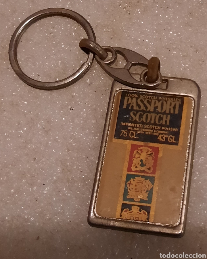Collezionismo di Portachiavi: Llavero publicidad passport scotch