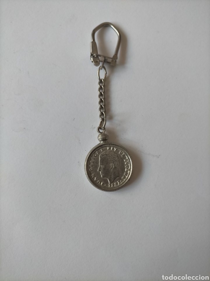 Coleccionismo de llaveros: Llavero 100 PESETAS ESPA&Ntilde;A Juan Carlos I Rey de Espa&ntilde;a