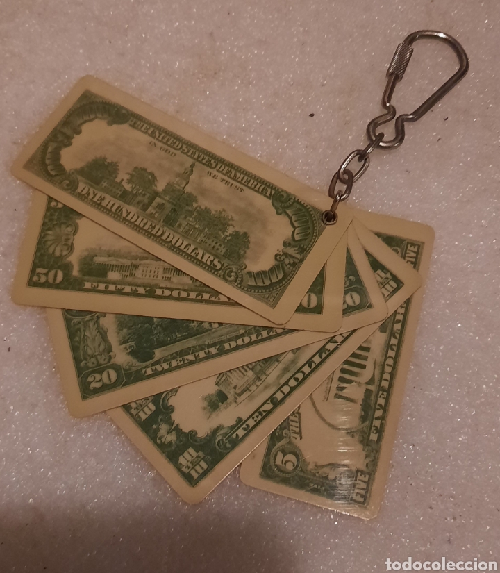 Coleccionismo de llaveros: Llavero billetes d&oacute;lar/ dolares - Foto 2