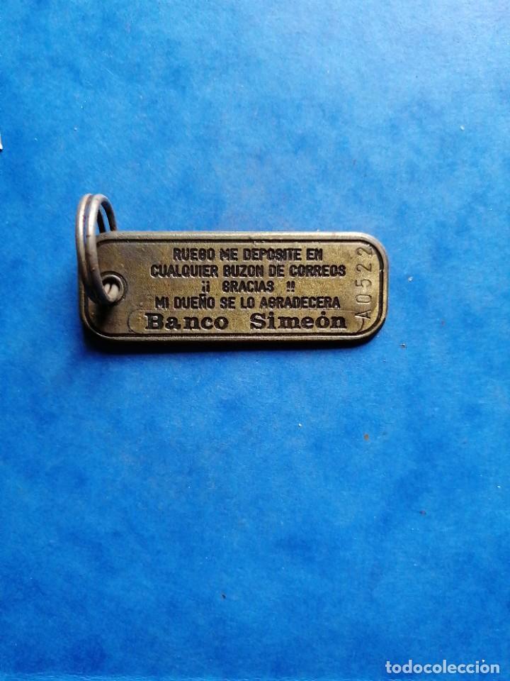 Coleccionismo de llaveros: Llavero Banco Simeon