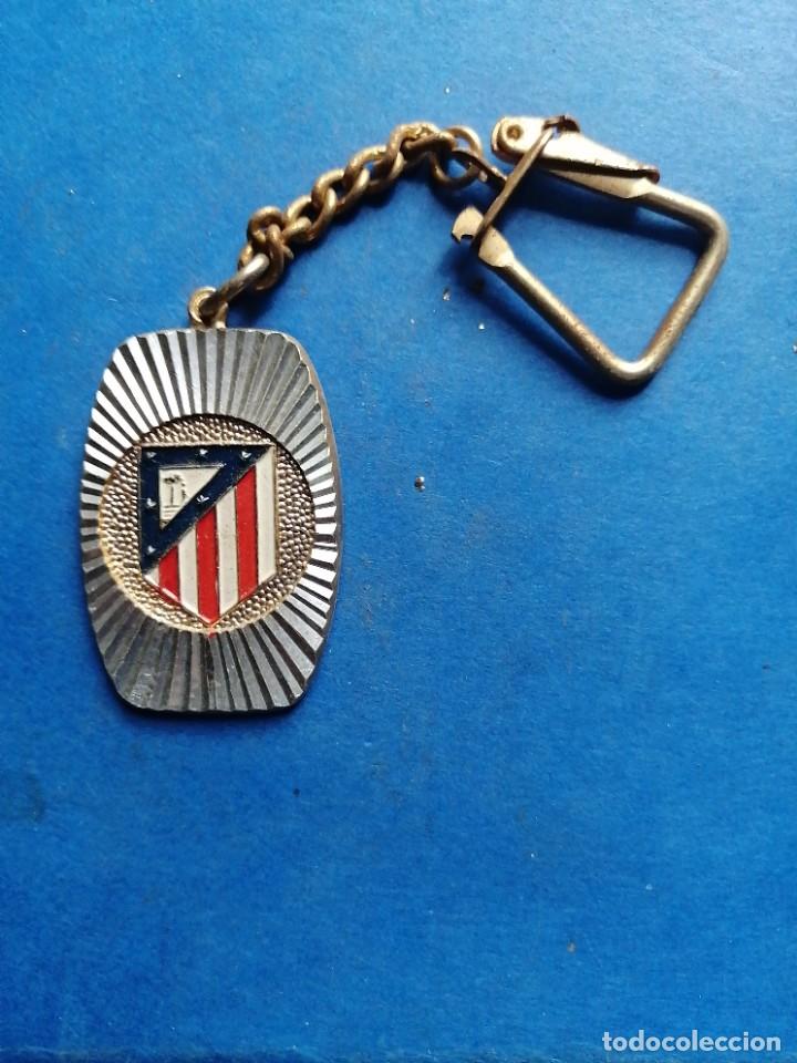 Sammlung von Schl&uuml;sselanh&auml;ngern: Llavero At. Madrid a&ntilde;os 70