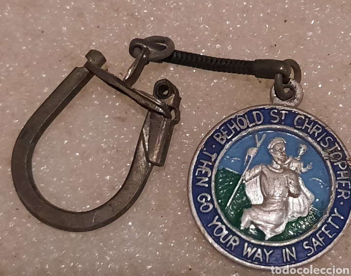 Coleccionismo de llaveros: Llavero San Cristobal. Ingles