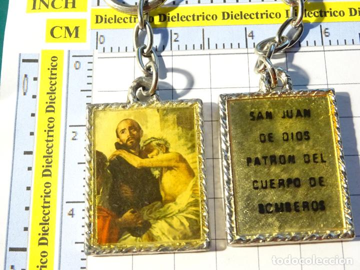 Coleccionismo de llaveros: LLAVERO DE BOMBEROS. SAN JUAN DE DIOS PATR&Oacute;N CUERPO DE BOMBEROS