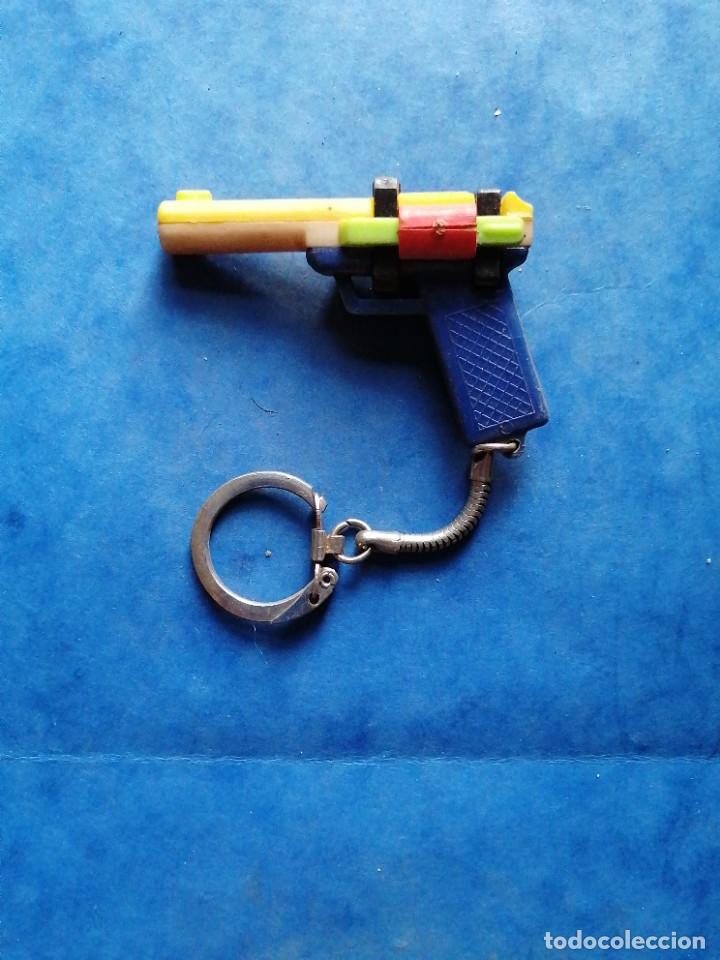 Sammlung von Schl&uuml;sselanh&auml;ngern: Llavero pistola