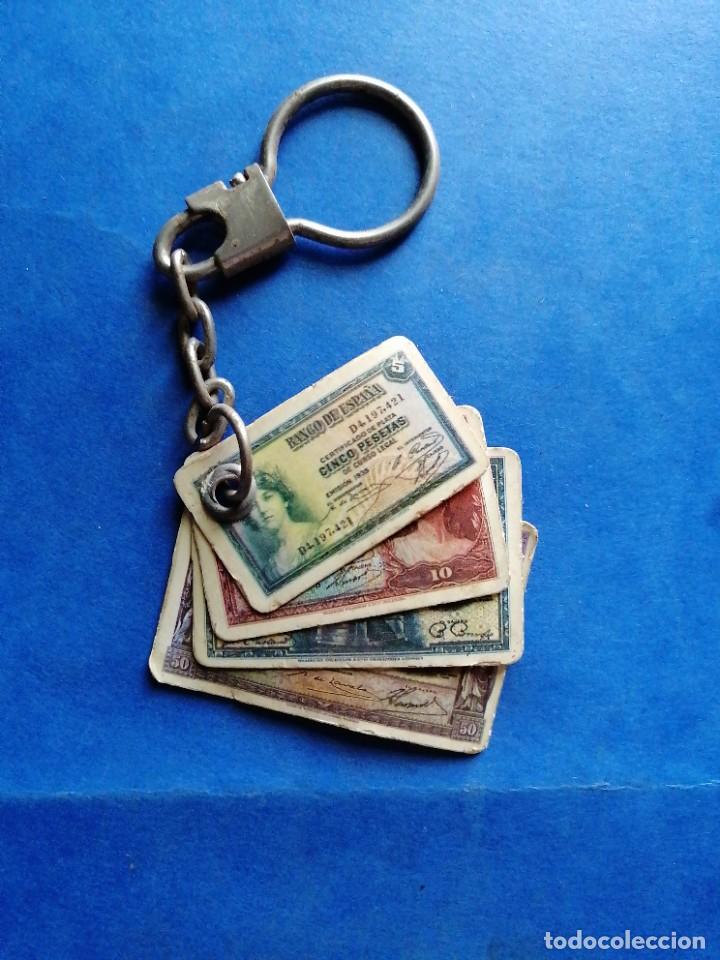 Coleccionismo de llaveros: Llavero billetes - Foto 1