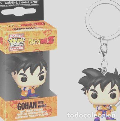 Coleccionismo de llaveros: llavero funko pocket pop dragon ball z gohan with sword
